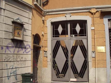 18a Monza altarolo Piazzetta San Giovanni Boscoi